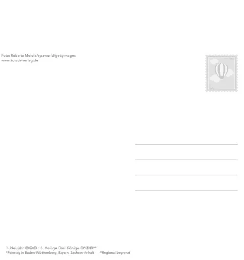 Korsch Postkartenkalender-Schön, dass es dich gibt! 2026