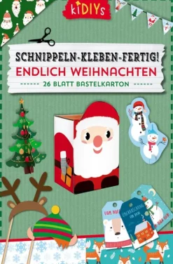 Lingen, Helmut Verlag Bastelpapier & Origami*Schnippeln - Kleben - Fertig! Endlich Weihnachten