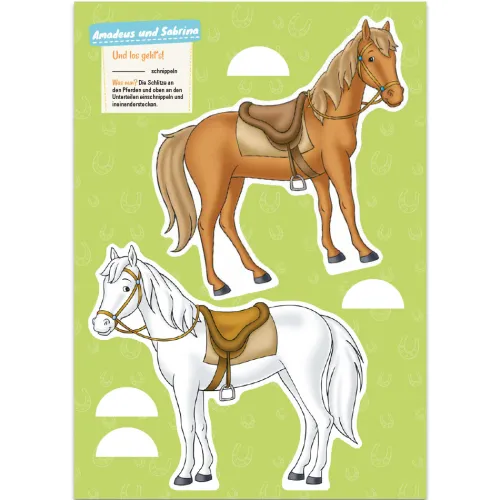 Schnippeln - Kleben - Fertig! Bibi & Tina - Bastelspaß im Galopp*Lingen, Helmut Verlag Discount