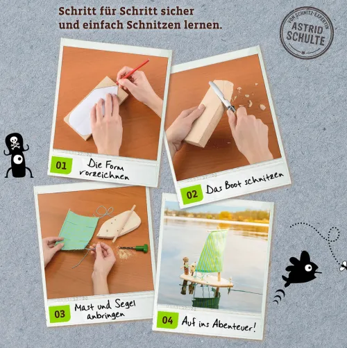 Franckh-Kosmos Forschen & Entdecken|Basteln & Kreatives*Schnitzen Komplett-Set