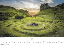 Schottland Kalender 2026 - Wandkalender | Fotokalender England 35x50cm Grosses Format - Faszinierende Bilder von schottischen Highlands, Lochs, Küsten und Nationalparks*Casares Fine Art Edition Outlet