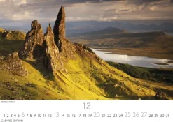 Schottland Kalender 2026 - Wandkalender | Fotokalender England 35x50cm Grosses Format - Faszinierende Bilder von schottischen Highlands, Lochs, Küsten und Nationalparks*Casares Fine Art Edition Outlet