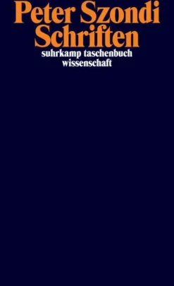 Suhrkamp Verlag Literaturwissenschaft-Schriften Band 1+2