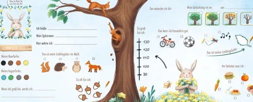 Edition Michael Fischer Freundebücher*Schuhuuu - Alle meine Freunde - Das Kindergartenalbum (Waldtiere)