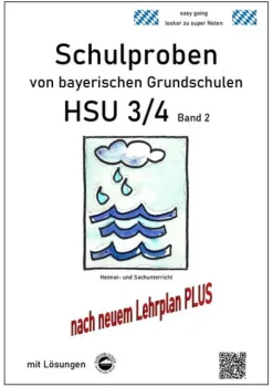 Durchblicker Verlag Quali Trainer·Grundschule*Schulproben von bayerischen Grundschulen - HSU 3/4 mit Lösungen.Bd.2