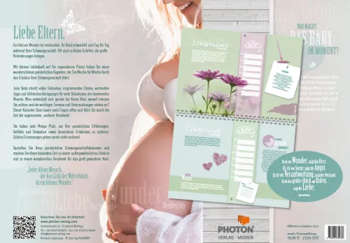 SCHWANGERSCHAFTSKALENDER Willkommen"*Photon, Verlag Discount