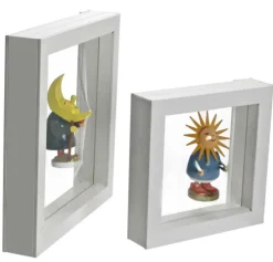 SAFE Schwäbische Albumfab Dekoration & Einrichtung-Schweberahmen weiß 18 x 18 cm