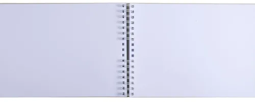 Quo Vadis Dekoration & Einrichtung-Scrapbooking-Set, Fotoalbum mit Spiralbindung, 50 Seiten weiß, 32x22 cm + Stifte, Sticker, Schablonen, Fotoecken