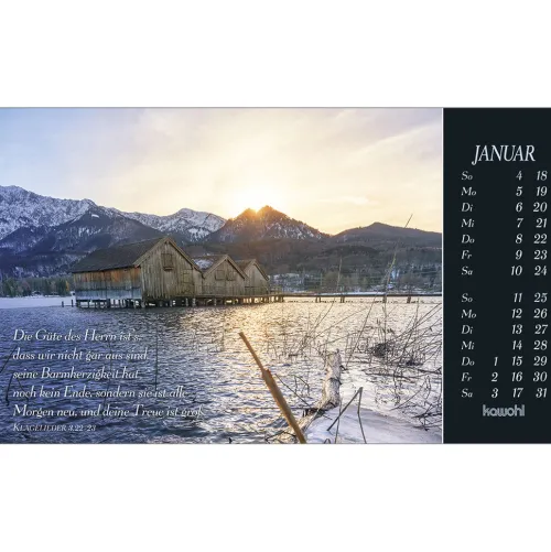 Kawohl Postkartenkalender-Sehnsucht nach Unendlichkeit 2026