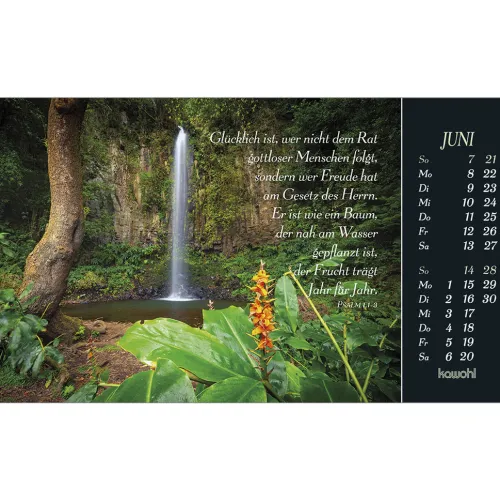 Kawohl Postkartenkalender-Sehnsucht nach Unendlichkeit 2026