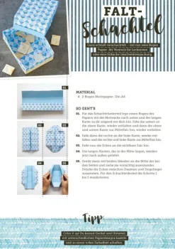 Edition Michael Fischer Bastelpapier & Origami-Sei kreativ! - Bastelpapier Watercolor - Bastelideen und 30 Bogen Motivpapier in 2 Stärken (120 g/qm, 250 g/qm)