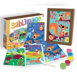 SentoSphere Basteln & Kreatives-- Sablimage - Sandbilder Waldtiere