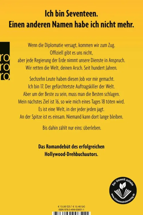 Rowohlt Taschenbuch Spionagethriller-Seventeen