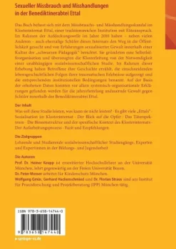 Springer VS Soziologie-Sexueller Missbrauch und Misshandlungen in der Benediktinerabtei Ettal