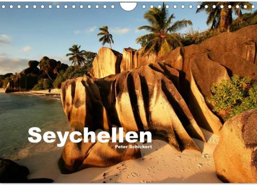 Calvendo Wandkalender*Seychellen (Wandkalender 2025 DIN A4 quer), Monatskalender