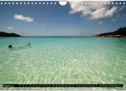 Calvendo Wandkalender*Seychellen (Wandkalender 2025 DIN A4 quer), Monatskalender
