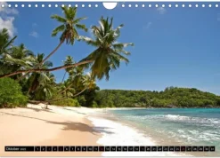Calvendo Wandkalender*Seychellen (Wandkalender 2025 DIN A4 quer), Monatskalender