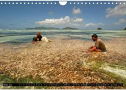 Calvendo Wandkalender*Seychellen (Wandkalender 2025 DIN A4 quer), Monatskalender