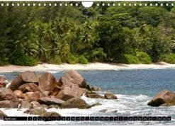Calvendo Wandkalender*Seychellen (Wandkalender 2025 DIN A4 quer), Monatskalender