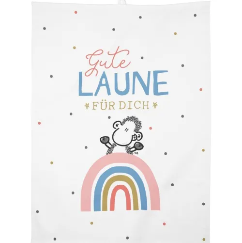 Sheepworld AG Küche & Esszimmer*Sheepworld 47091 Geschirrtuch Gute Laune