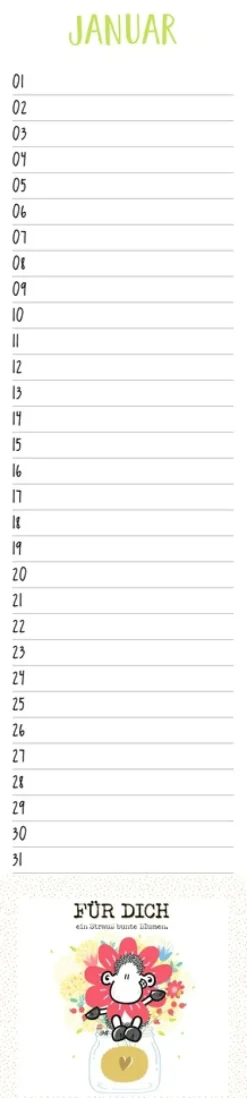 sheepworld Geburtstagskalender Langplaner*Heye Hot