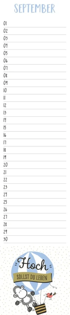 sheepworld Geburtstagskalender Langplaner*Heye Hot