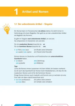 Klett Lerntraining Mittlere Reife·Fremdsprachen-Sicher in Französisch Grammatik 1./2. Lernjahr