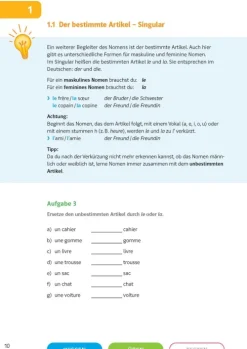Klett Lerntraining Mittlere Reife·Fremdsprachen-Sicher in Französisch Grammatik 1./2. Lernjahr