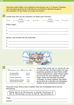 Sicher ins Gymnasium Textaufgaben/Sachaufgaben 4. Klasse*Klett Lerntraining Sale