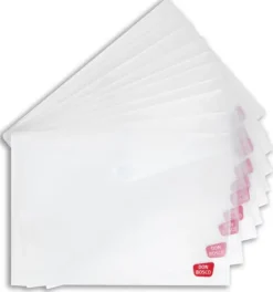 Sicht- und Schutzhülle für Kamishibai-Bildkarten (Kamishibai-Hülle), DIN A3, mit Klettverschluss, transparent, Vorteilspack mit 10 Exemplaren*Don Bosco Medien GmbH Outlet