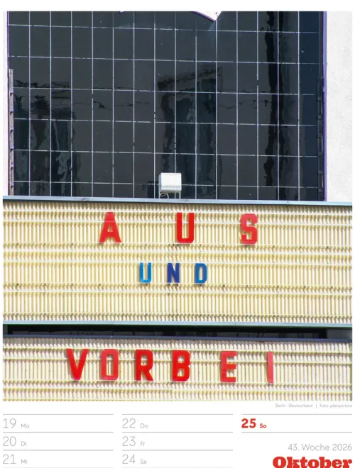 Signs Wochenplaner Kalender 2026*Ackermann Kunstverlag Best