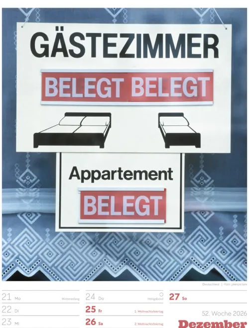 Signs Wochenplaner Kalender 2026*Ackermann Kunstverlag Best