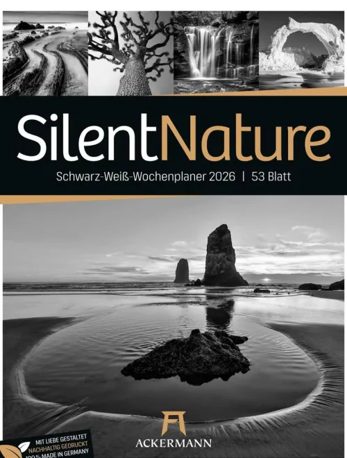 Ackermann Kunstverlag Wochenkalender*Silent Nature Wochenplaner Kalender 2026