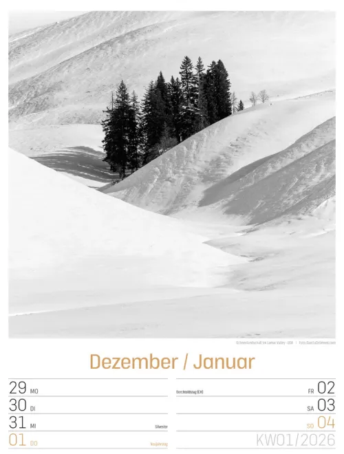 Ackermann Kunstverlag Wochenkalender*Silent Nature Wochenplaner Kalender 2026