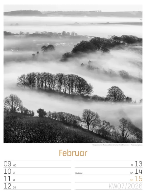 Ackermann Kunstverlag Wochenkalender*Silent Nature Wochenplaner Kalender 2026
