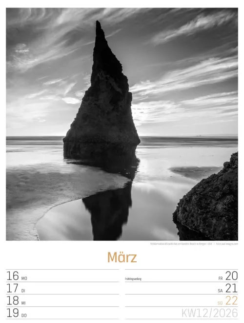 Ackermann Kunstverlag Wochenkalender*Silent Nature Wochenplaner Kalender 2026