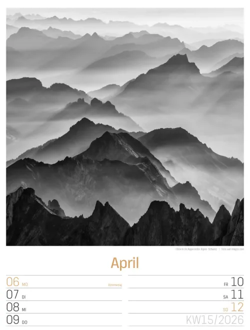 Ackermann Kunstverlag Wochenkalender*Silent Nature Wochenplaner Kalender 2026