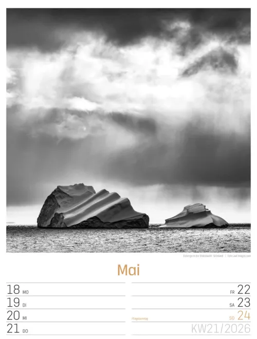 Ackermann Kunstverlag Wochenkalender*Silent Nature Wochenplaner Kalender 2026