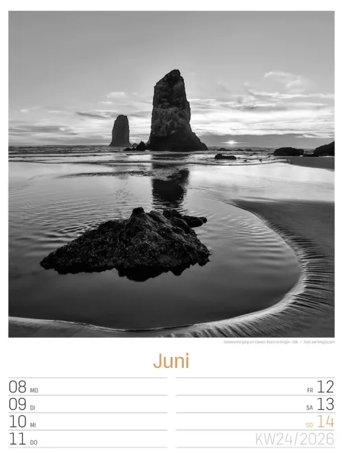 Ackermann Kunstverlag Wochenkalender*Silent Nature Wochenplaner Kalender 2026