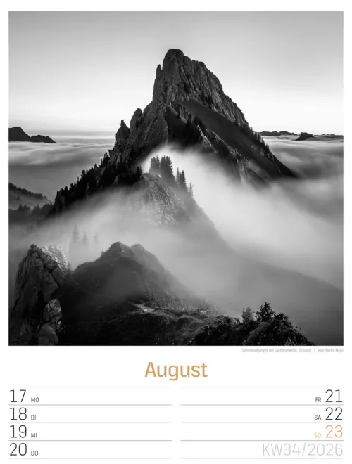 Ackermann Kunstverlag Wochenkalender*Silent Nature Wochenplaner Kalender 2026