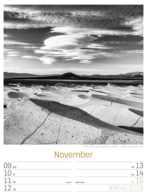 Ackermann Kunstverlag Wochenkalender*Silent Nature Wochenplaner Kalender 2026