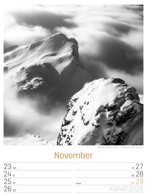 Ackermann Kunstverlag Wochenkalender*Silent Nature Wochenplaner Kalender 2026