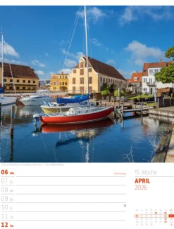 Ackermann Kunstverlag Wochenkalender-Skandinavien Wochenplaner Kalender 2026 | Der Zauber des hohen Nordens