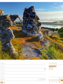 Ackermann Kunstverlag Wochenkalender-Skandinavien Wochenplaner Kalender 2026 | Der Zauber des hohen Nordens