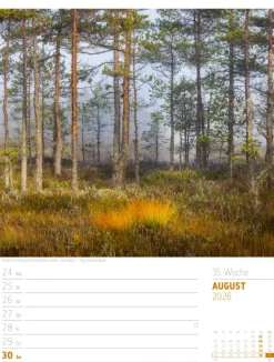 Ackermann Kunstverlag Wochenkalender-Skandinavien Wochenplaner Kalender 2026 | Der Zauber des hohen Nordens
