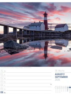 Ackermann Kunstverlag Wochenkalender-Skandinavien Wochenplaner Kalender 2026 | Der Zauber des hohen Nordens