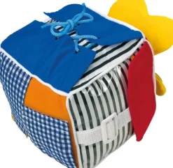 Small foot 5515 - Baby Würfel, Babywürfel, Stoff/Kunststoff, 16cm*Legler