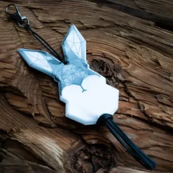 Bookchair Vertrieb Bastelpapier & Origami*Softreflector ORIGAMI (Hase) Reflektor für Taschen und Kleidung