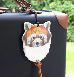 Softreflector ORIGAMI (Red Panda) Reflektor für Taschen und Kleidung*Bookchair Vertrieb Clearance