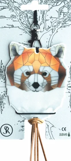 Softreflector ORIGAMI (Red Panda) Reflektor für Taschen und Kleidung*Bookchair Vertrieb Clearance